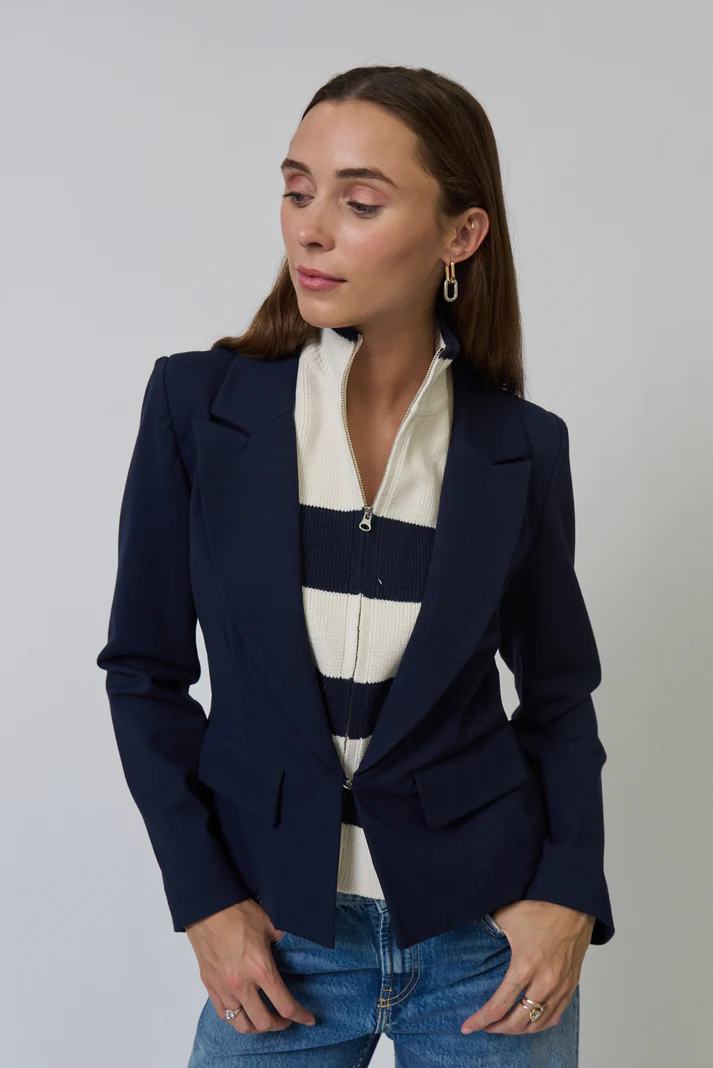 Chelsea Rugby Stripe Sweater Dickey Jacket