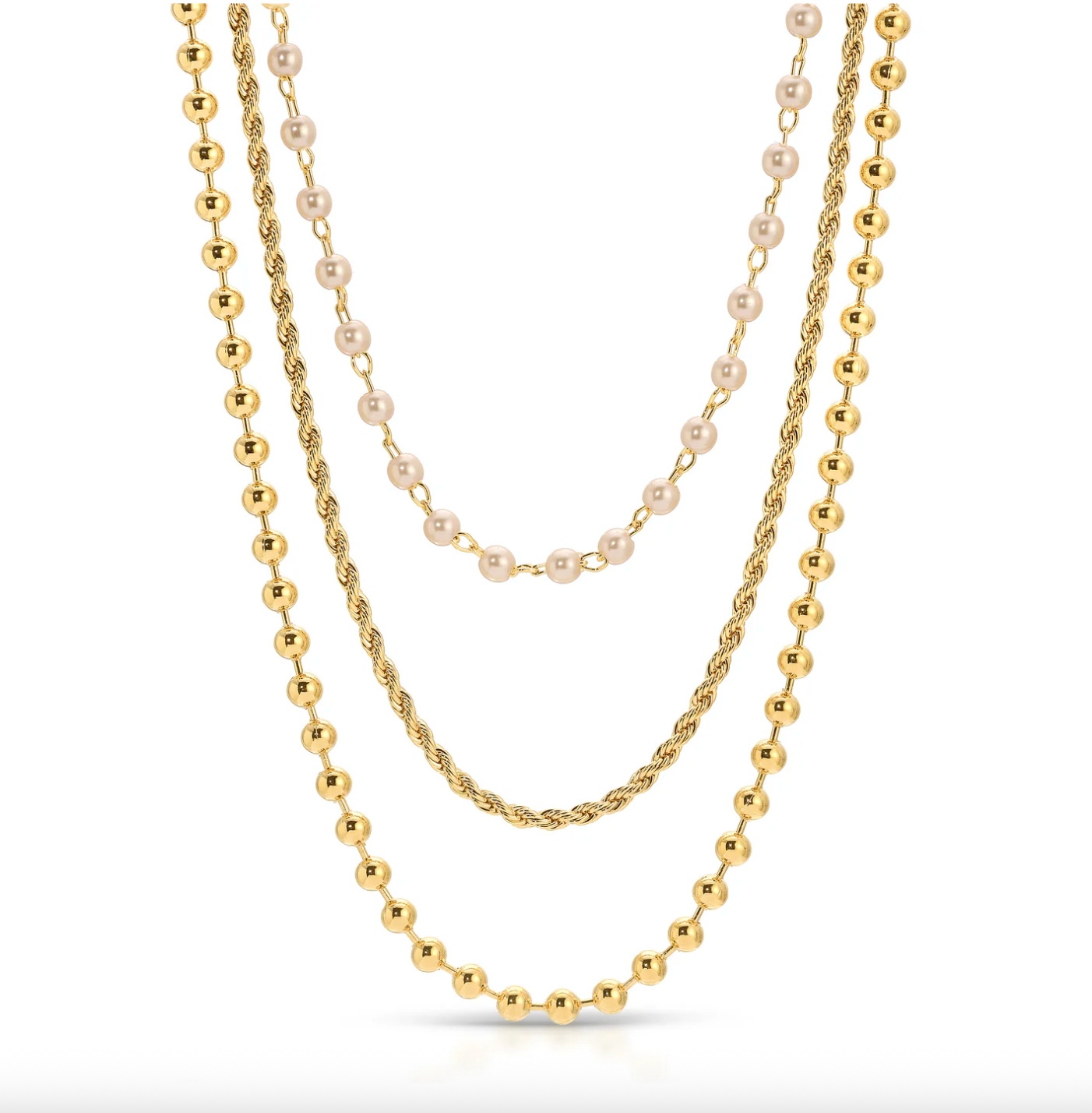 Pearl Trio Necklace Pearl Trio Necklace