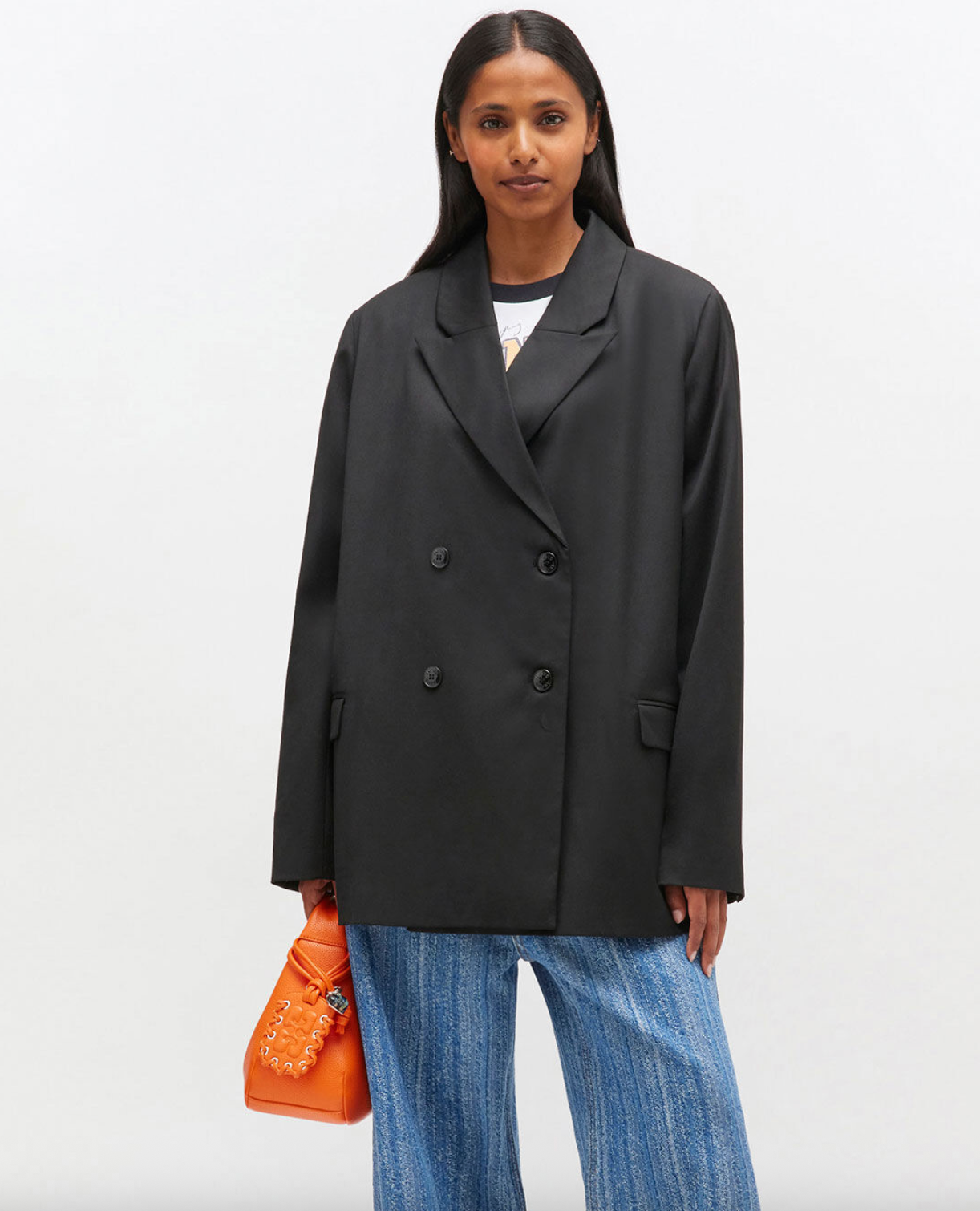 Calendered Wool Blazer