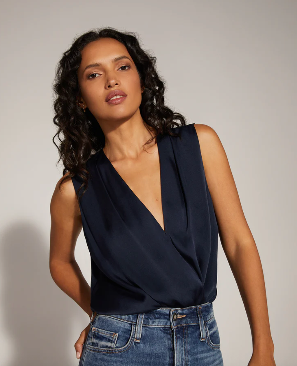 The Sleeveless Date Blouse