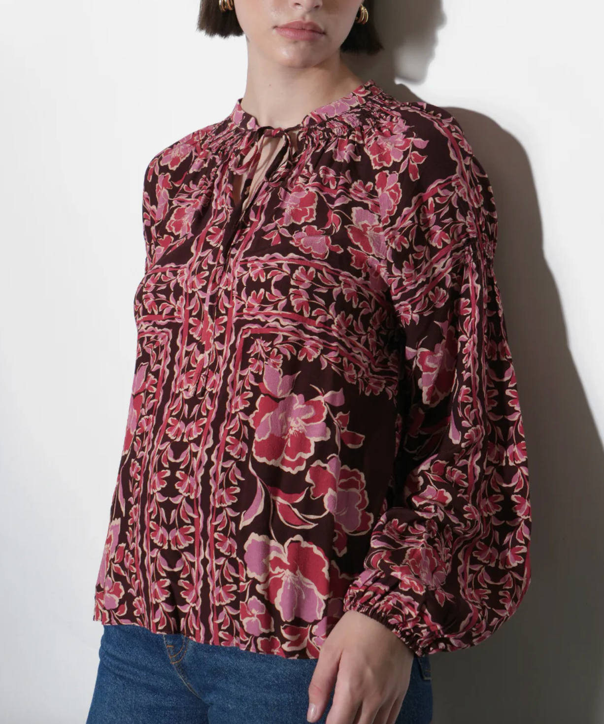 Hendrix Balloon Sleeve Blouse
