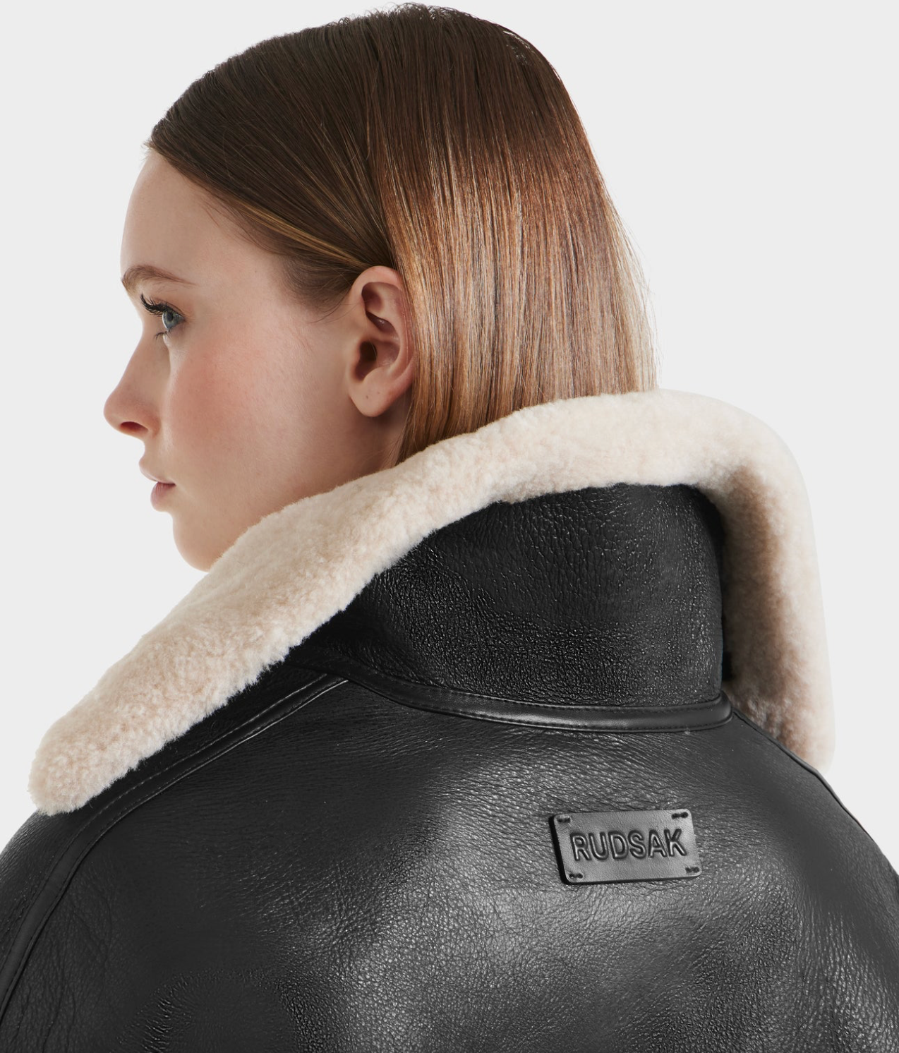 Arianna Cropped Shearling Jacket Arianna Cropped Shearling Jacket