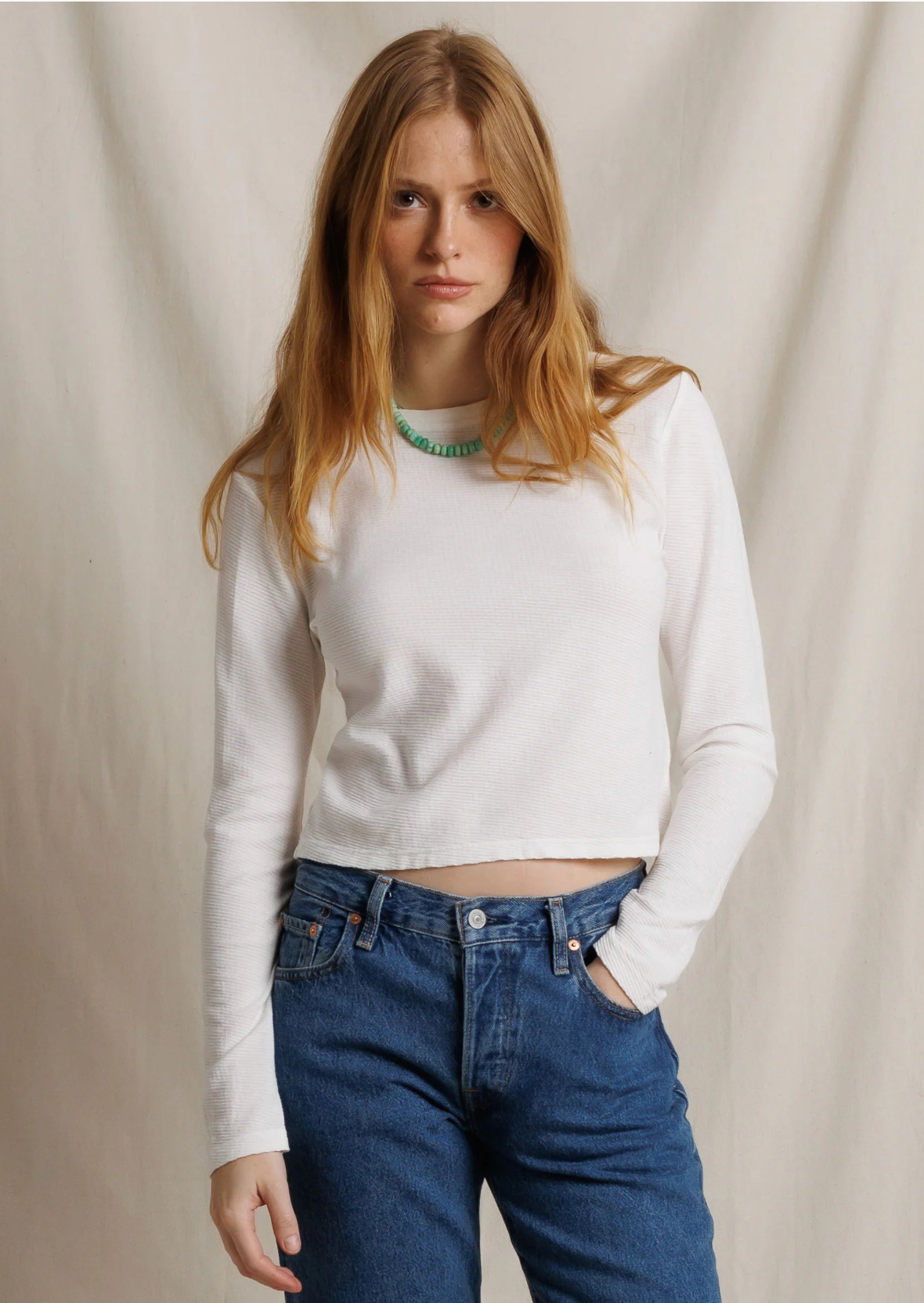 Jamie Recycled Cotton Long Sleeve