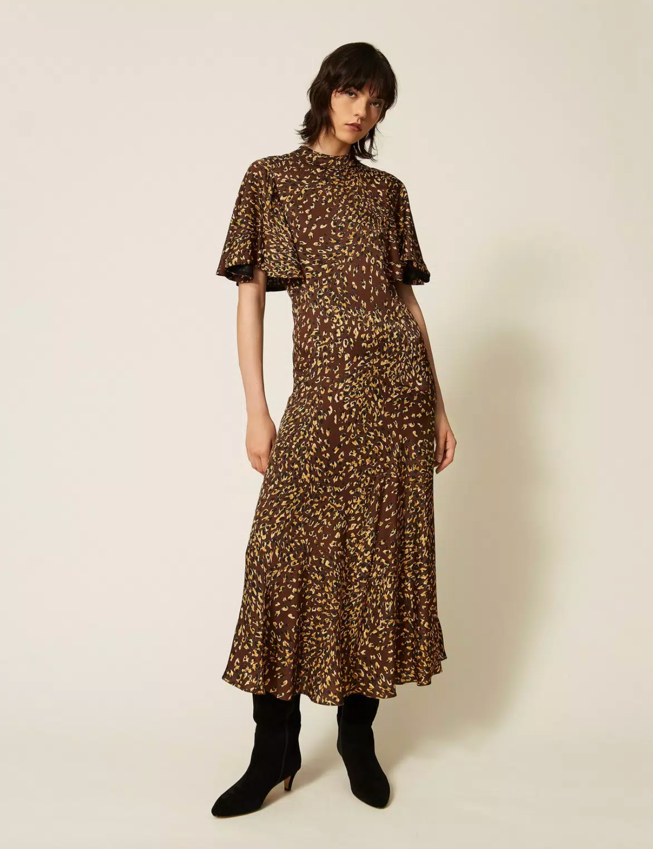 Flutter Sleeve Dress