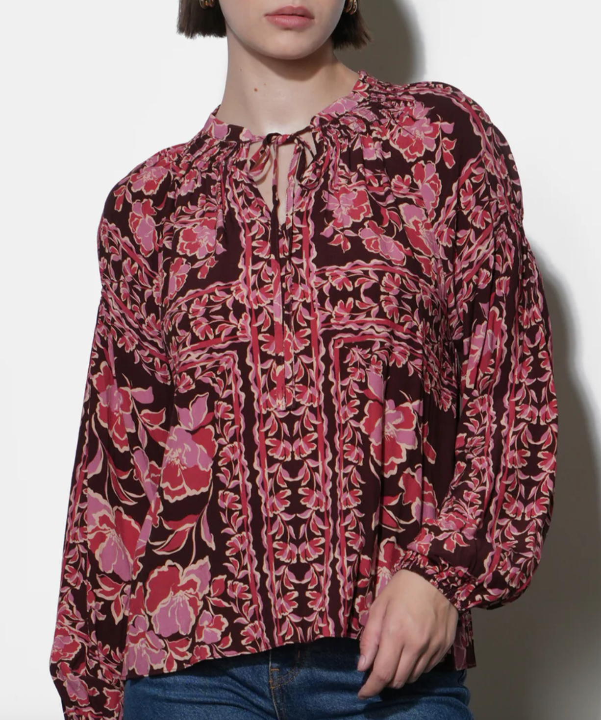 Hendrix Balloon Sleeve Blouse