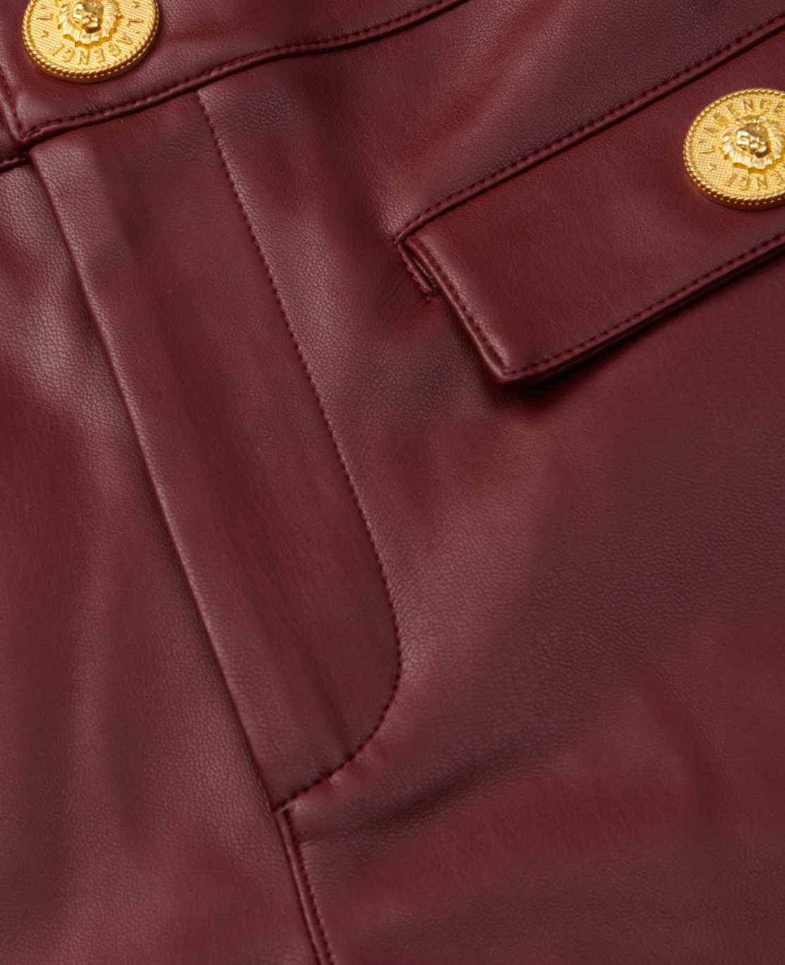 Dionne Faux Leather Short