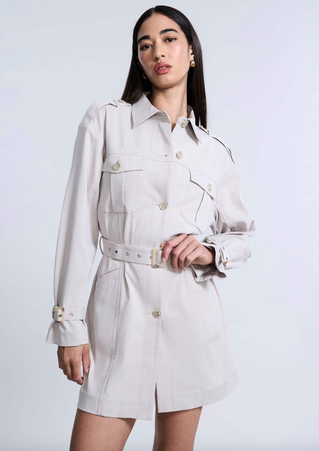 cargo dress for women Cargo Coat Dress Flint / L