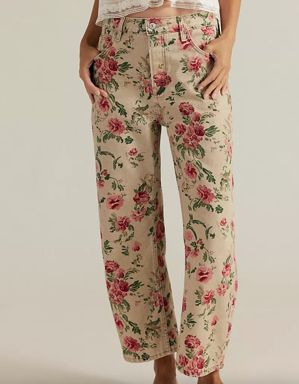 Deep Trance Crop Printed