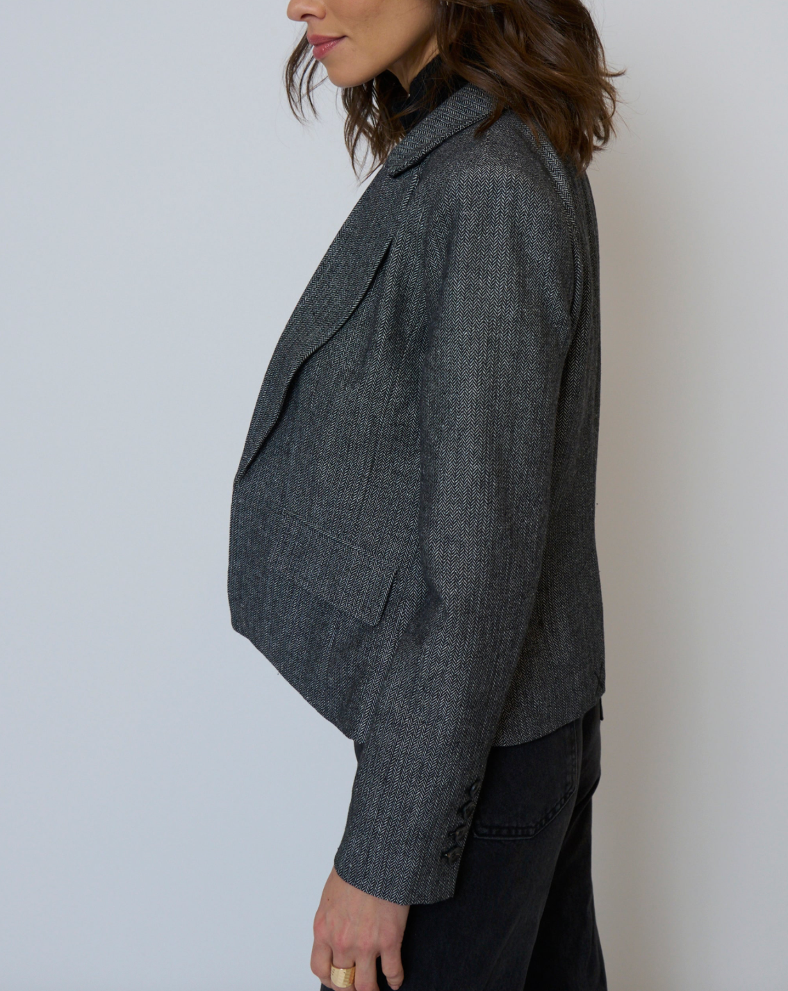 Billie Herringbone Jacket