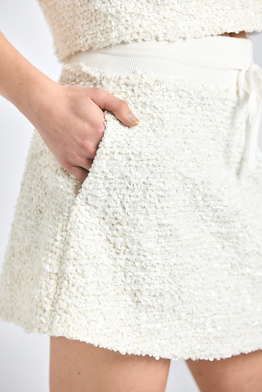 Mara Boucle Knit Skirt