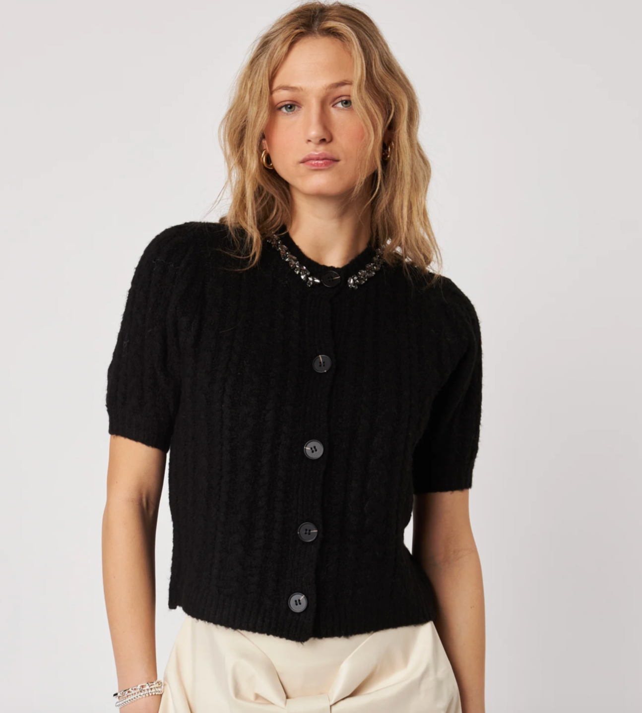 Maxwell Short Sleeved Cardigan Maxwell Short Sleeved Cardigan