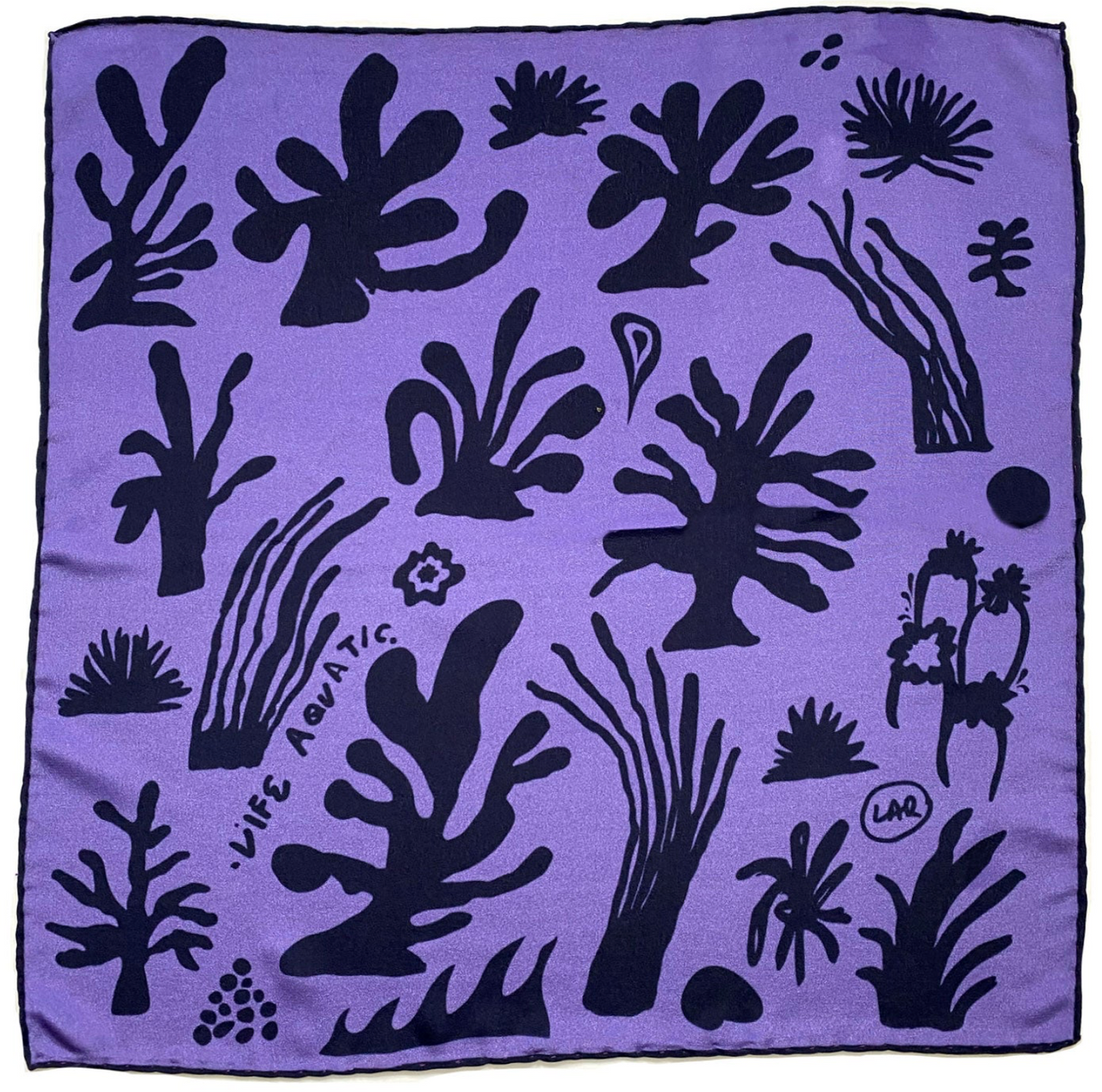 Life Aquatic Lilac Scarf