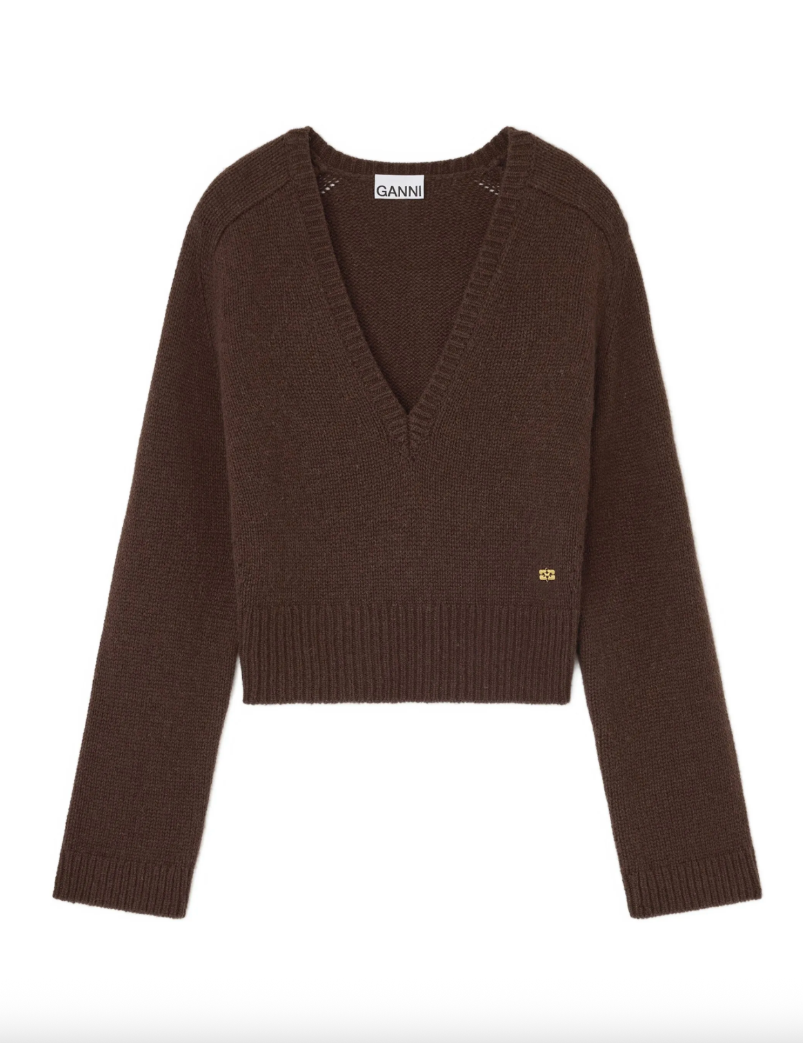 Wool Yak Mix Deep V-Neck