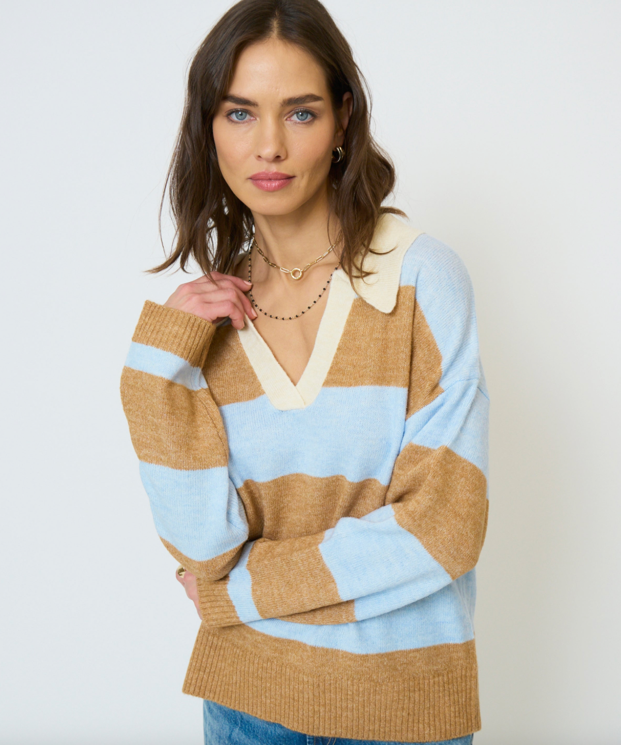 Marley Striped Rugby Sweater