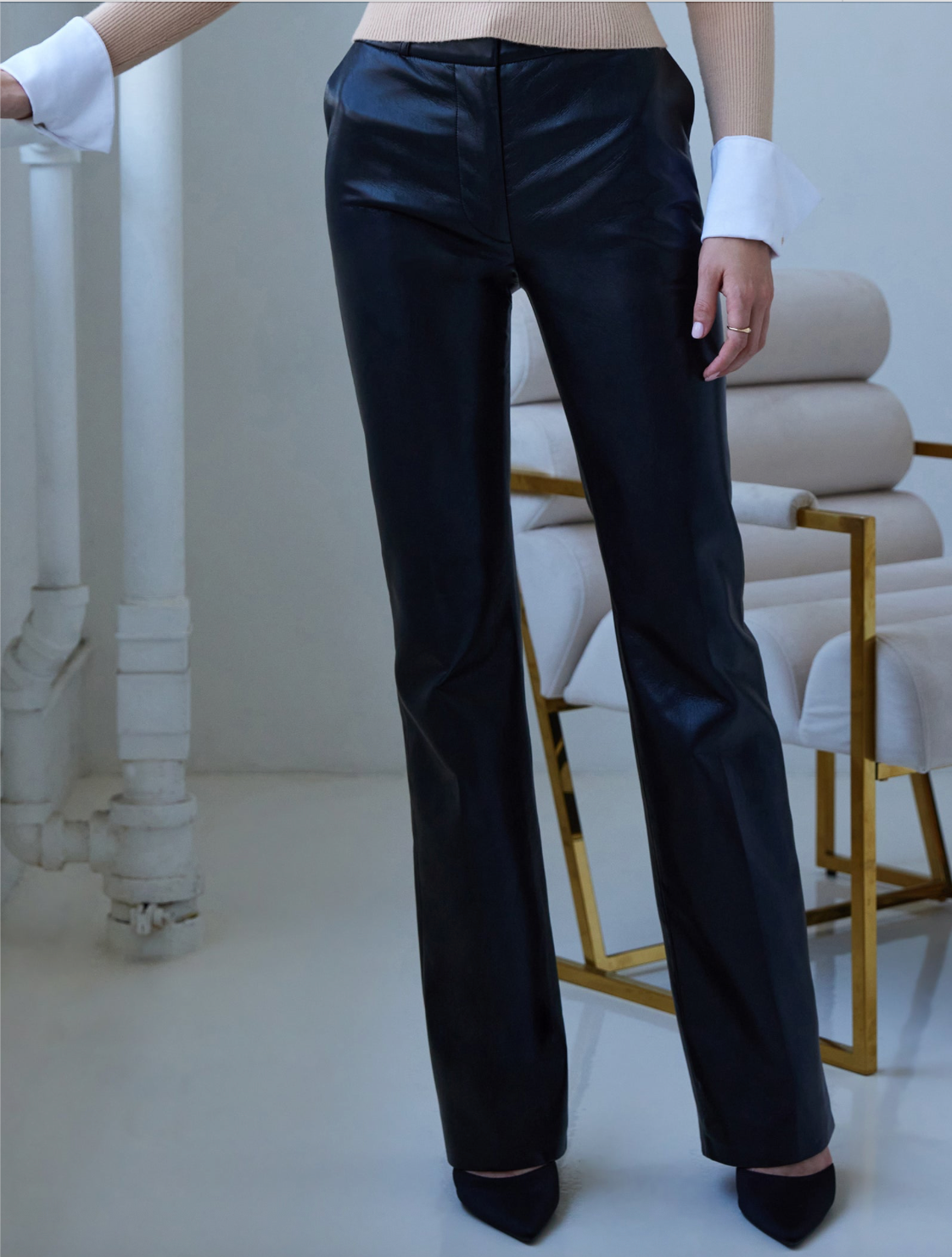 Lynette Vegan Leather Pants