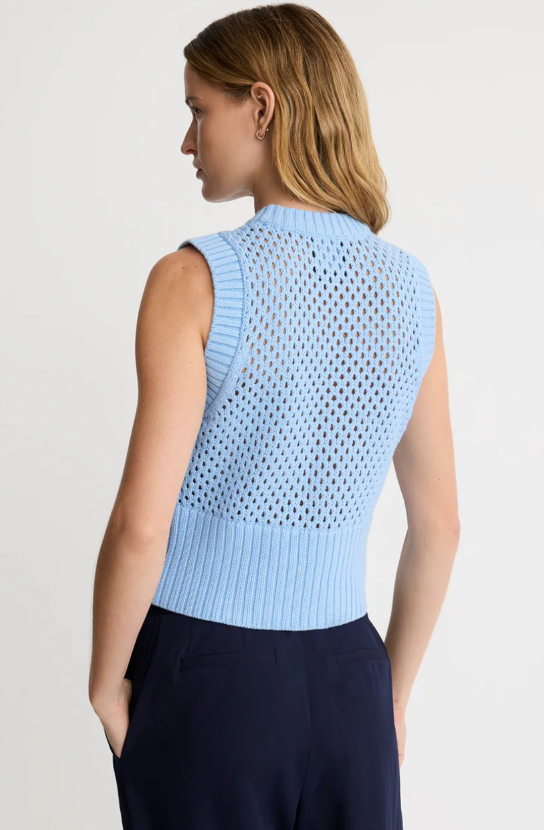 Mesh Knit Vest - Garbarinishop