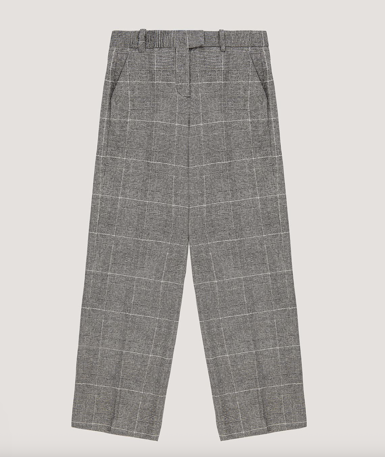 Masculine Trouser, Prince of Wales Fleece Masculine Trouser, Prince of Wales Fleece