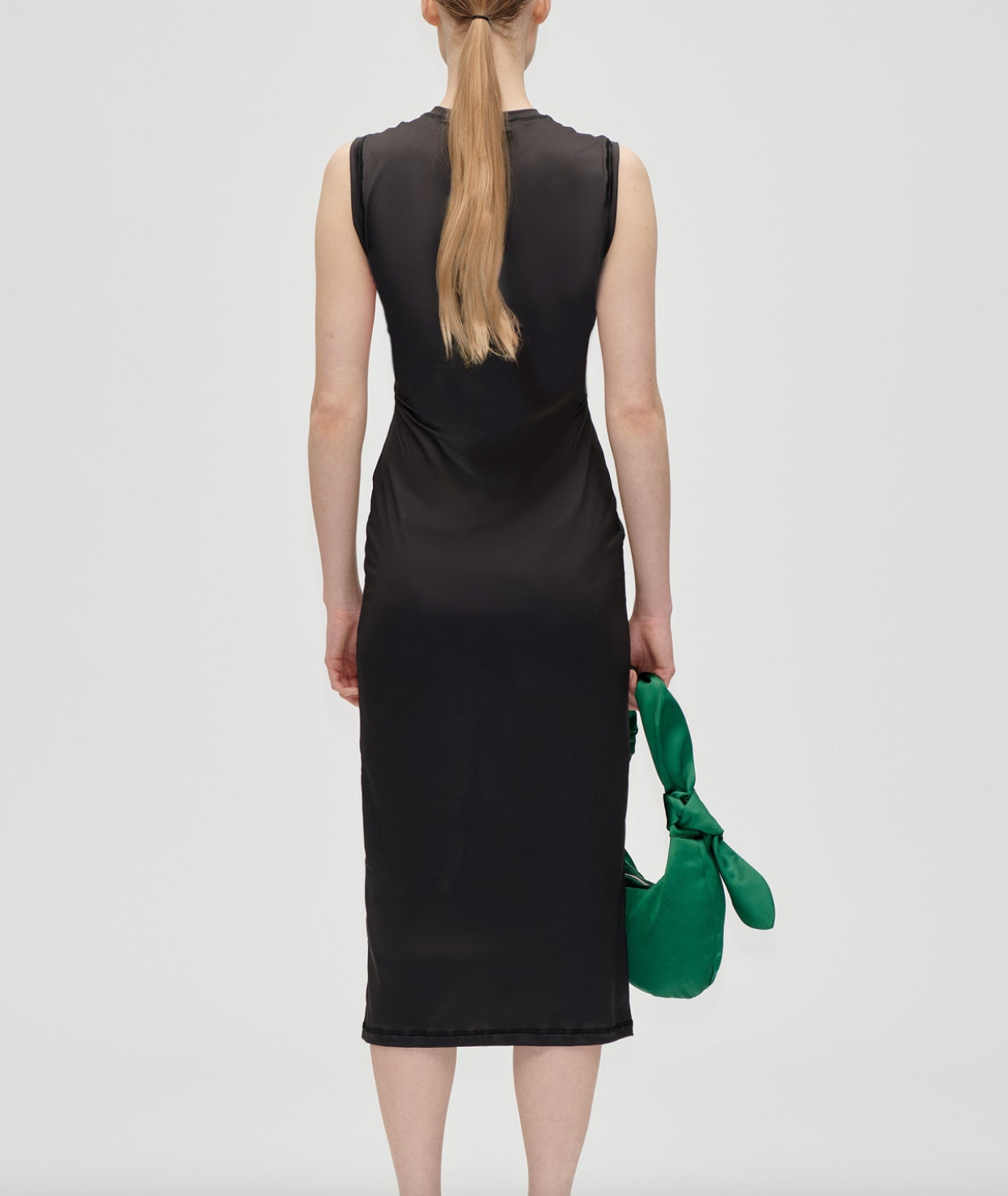 Elastic Tank Crewneck Dress