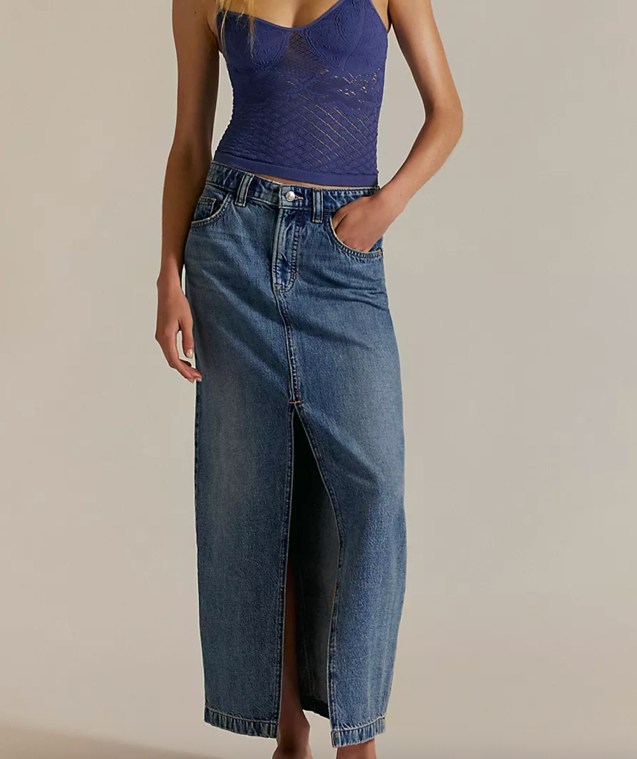 Nothing Better Denim Maxi