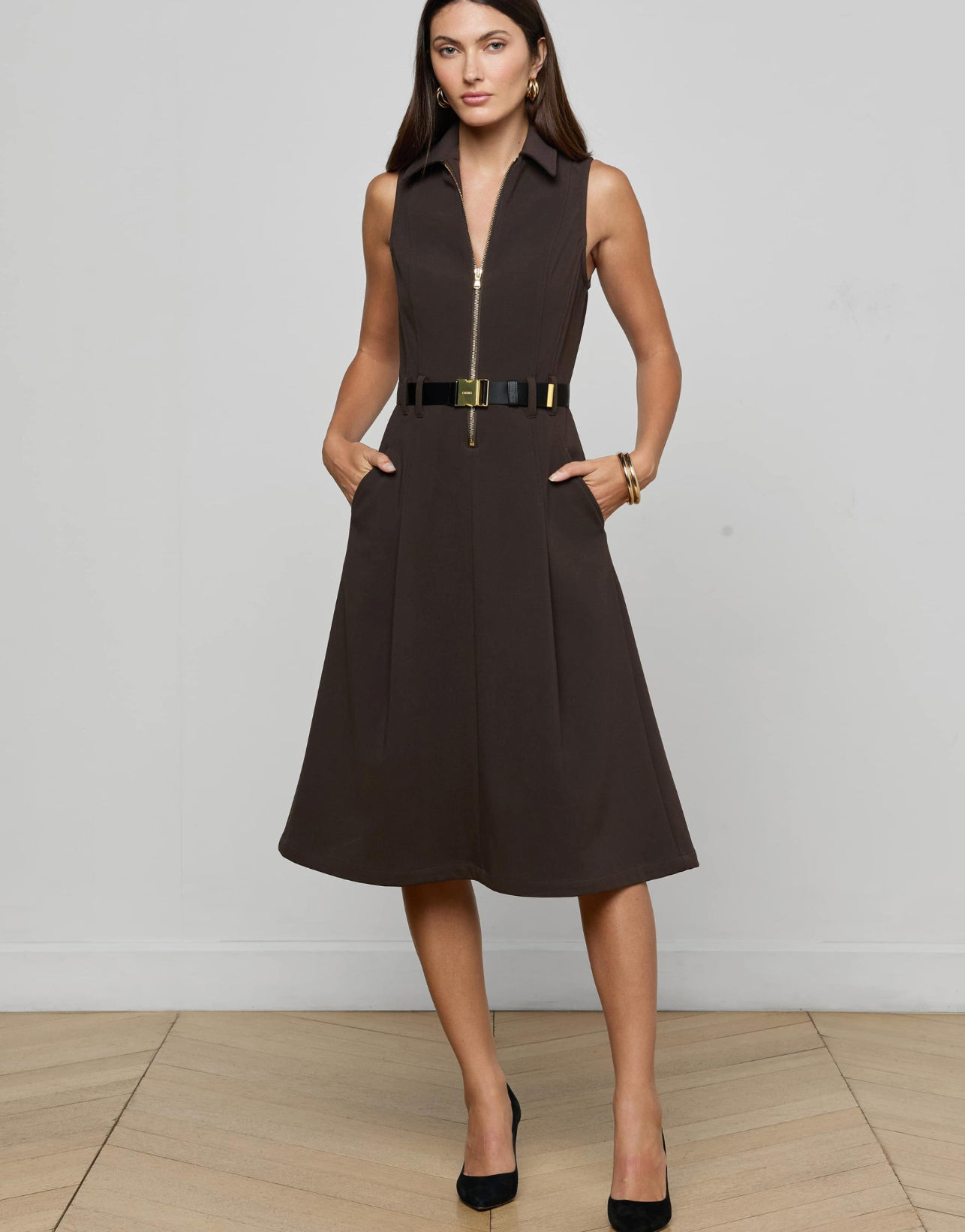 Kylo Belted Shirt Dress