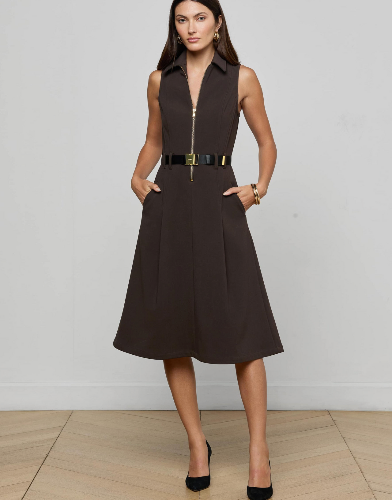 Kylo Belted Shirt Dress