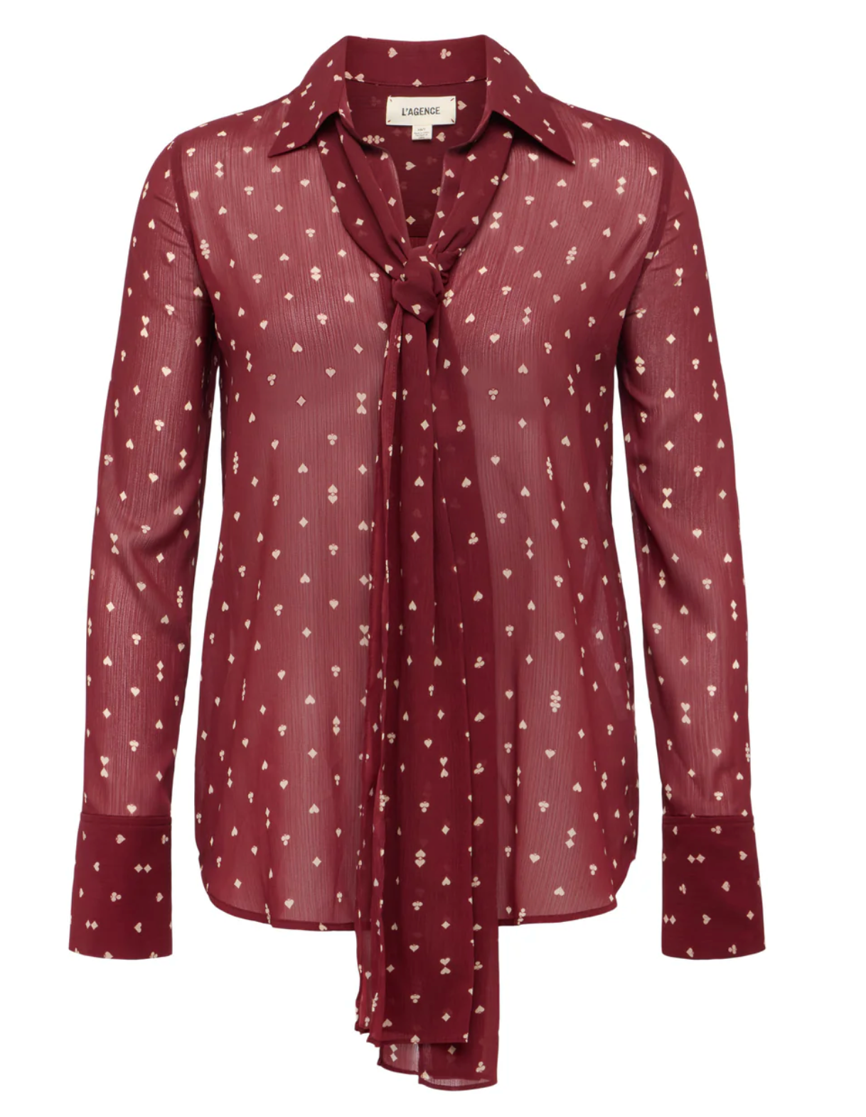 Basil Blouse with Neck Scarf