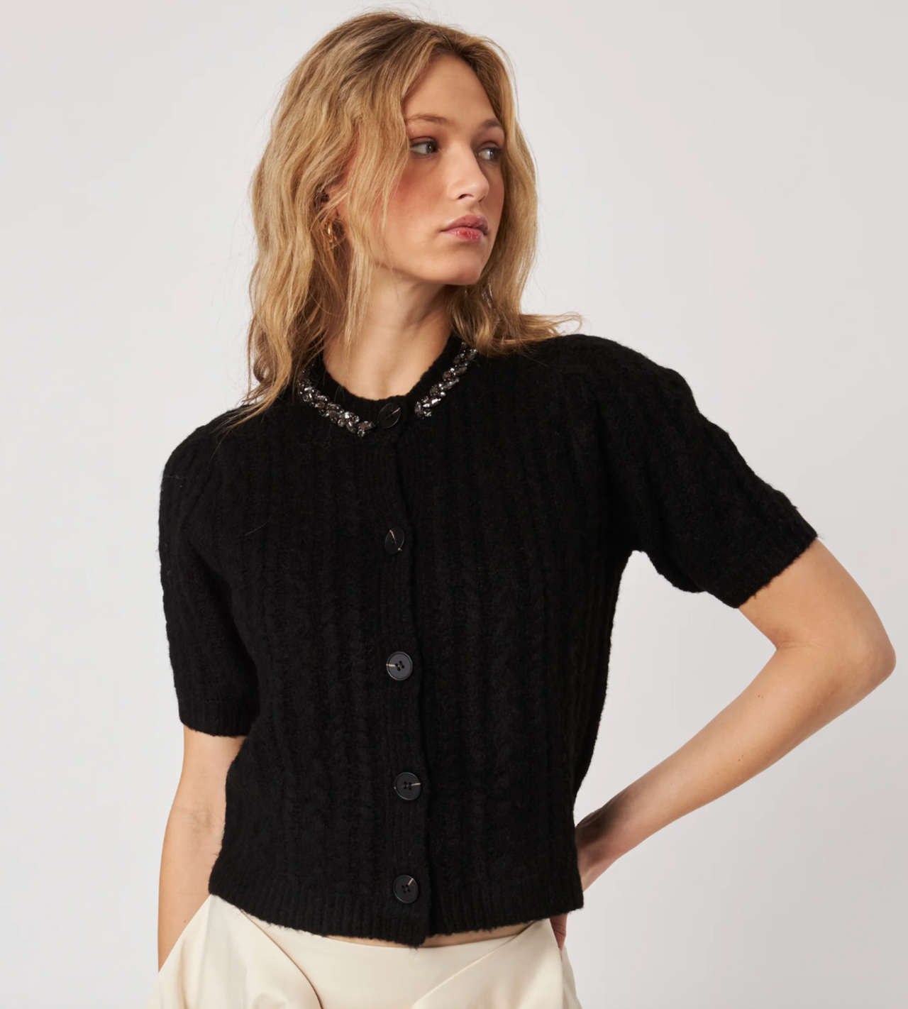 Maxwell Short Sleeved Cardigan