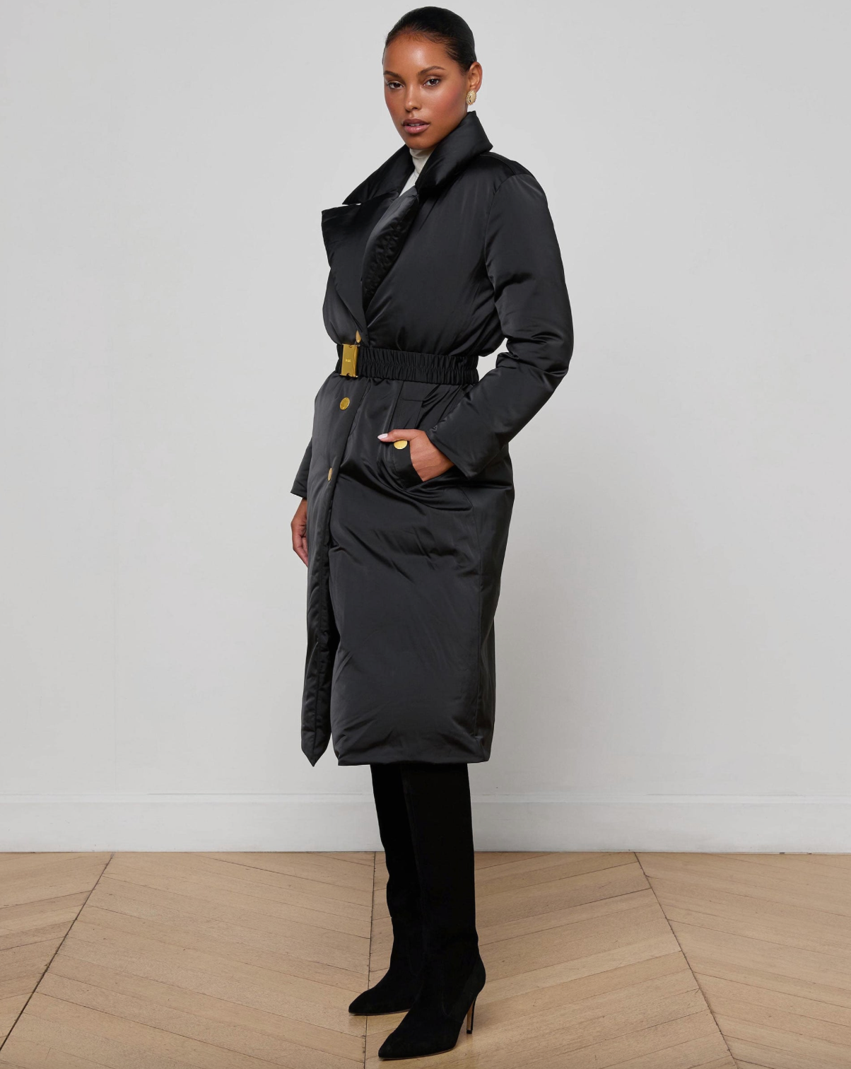 Kataleya Mid Calf Puffer Coat