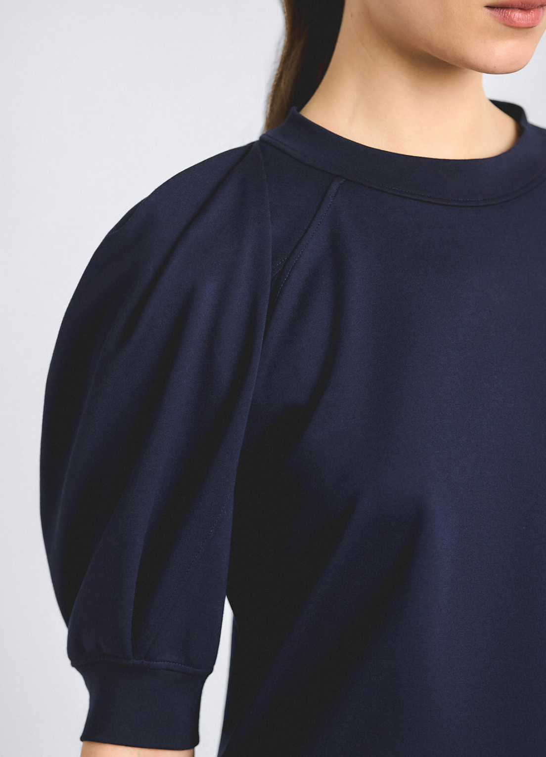 Prisilla Solid Double Jersey Top