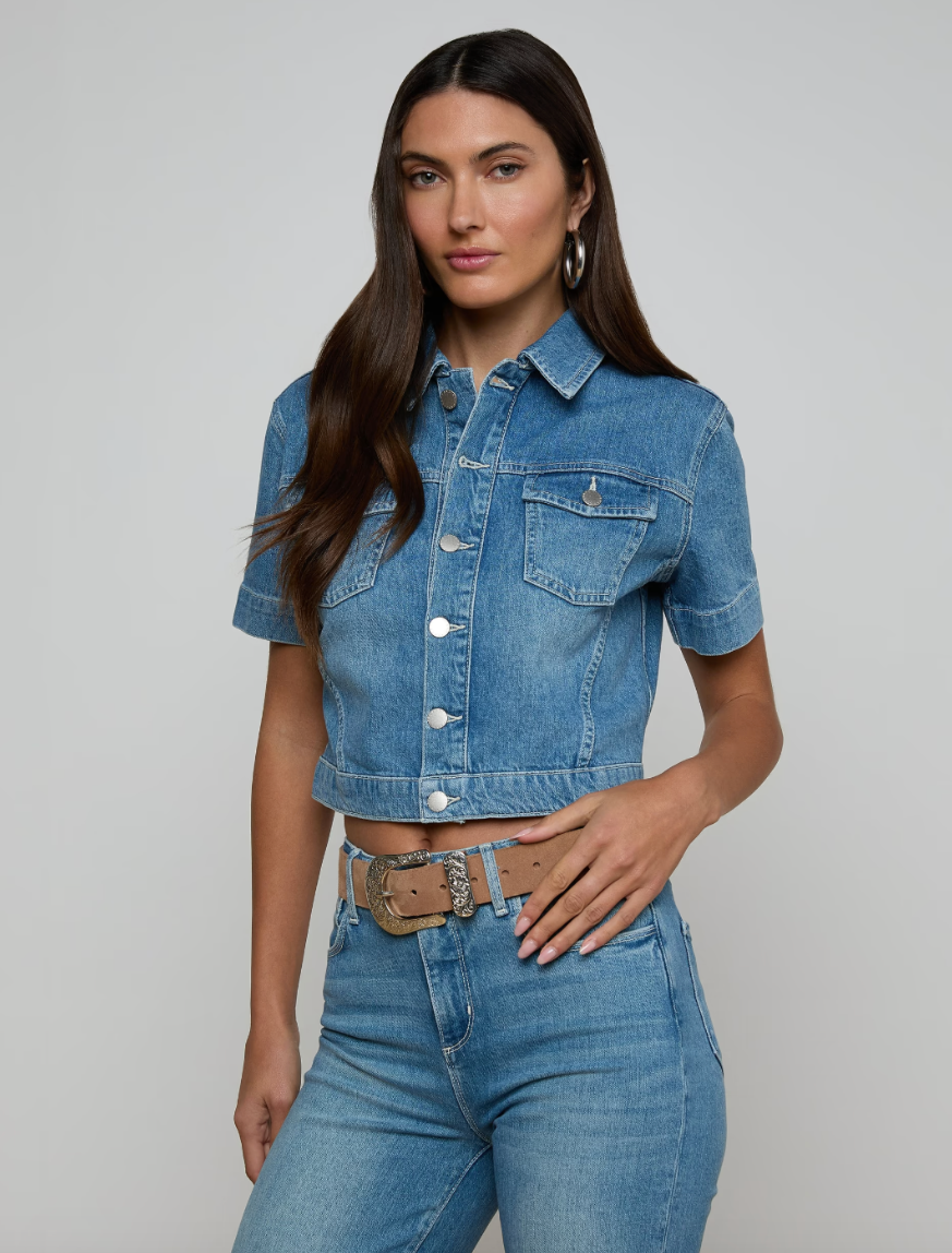 Kirstie Short Sleeve Crop Jacket
