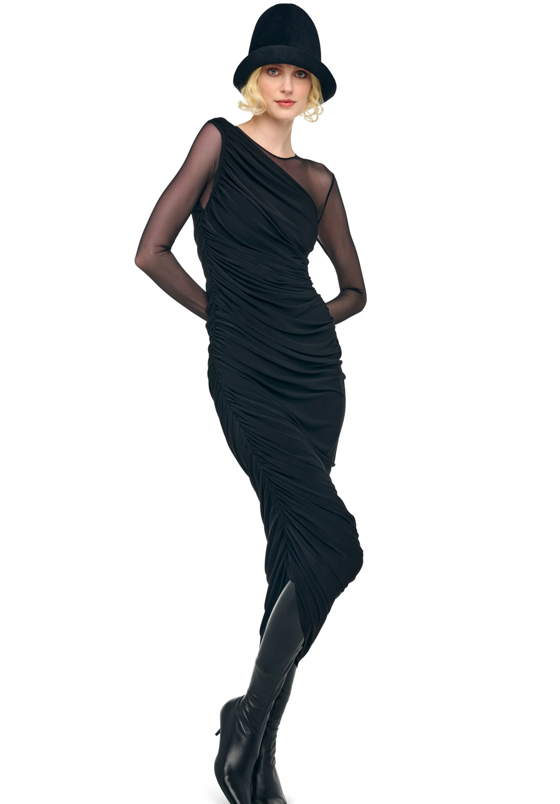 Long Sleeve Diana Gown + Legging With Footies