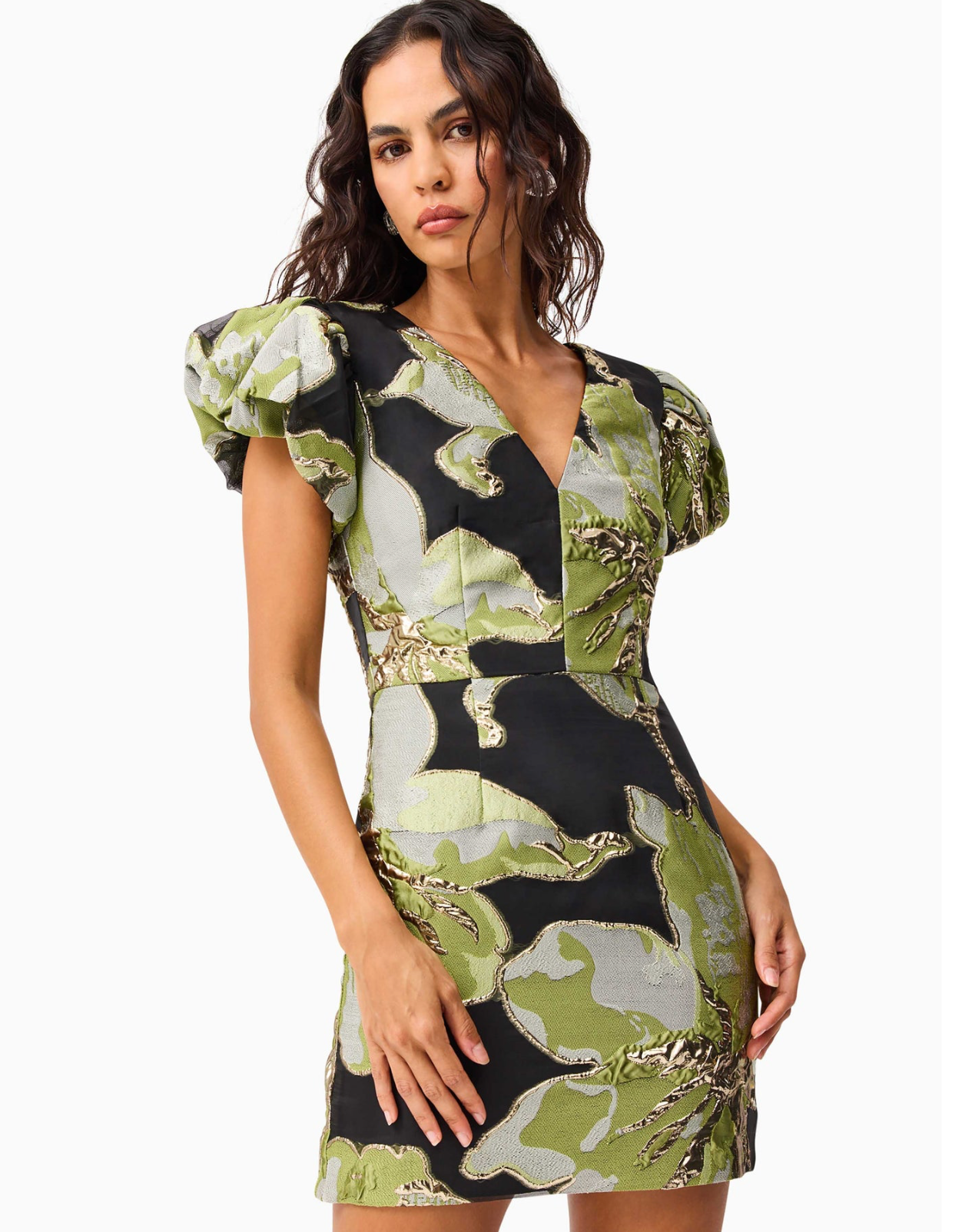 Elysia Cap Sleeve Mini Dress