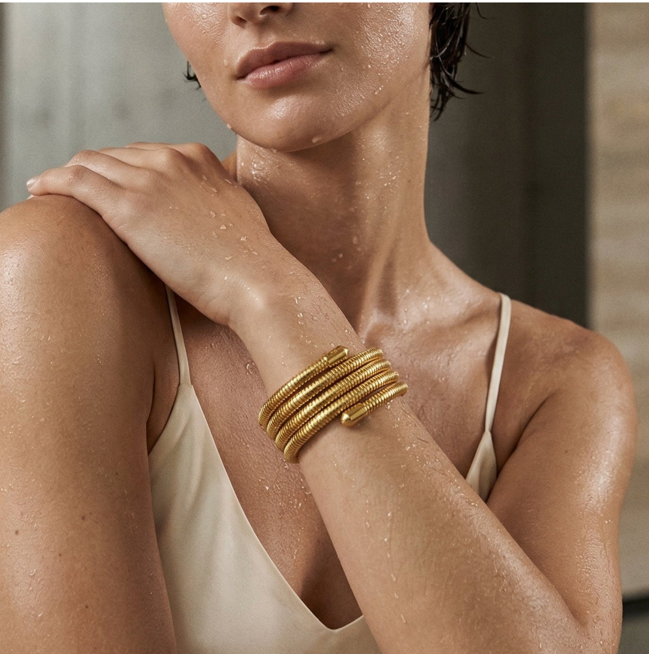 Krishna Coil Wrap Bracelet