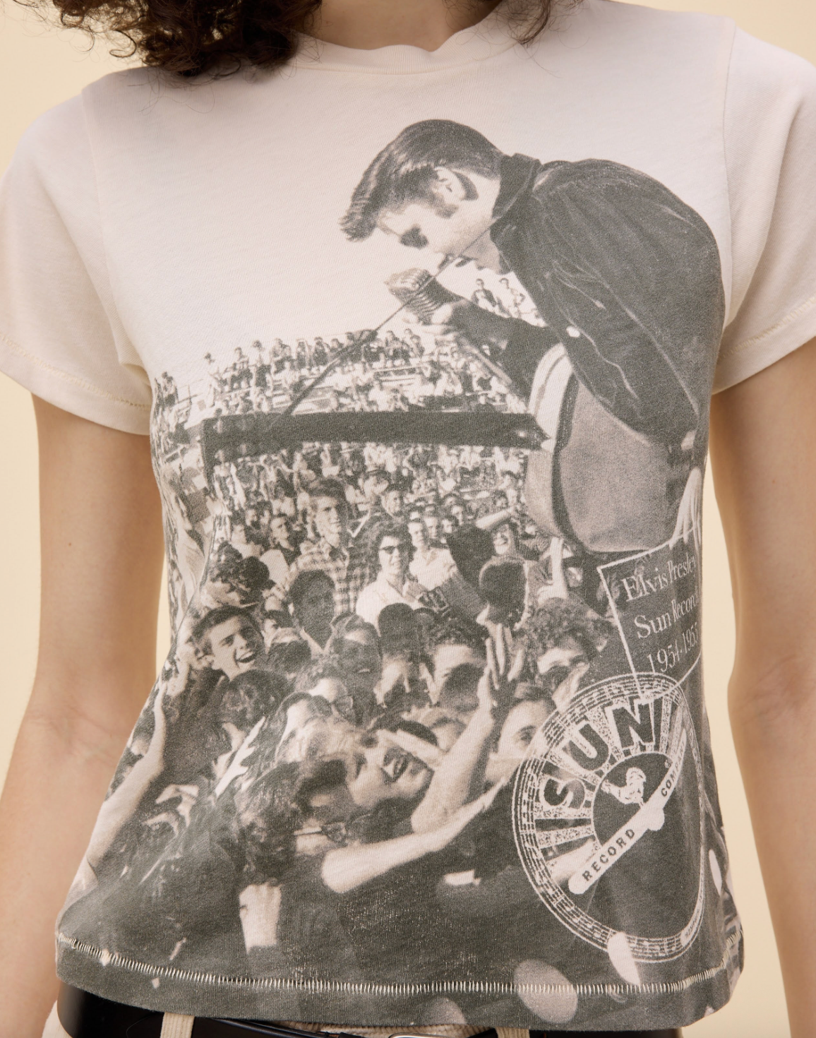 Sun Records x Elvis In Concert Vintage Tee
