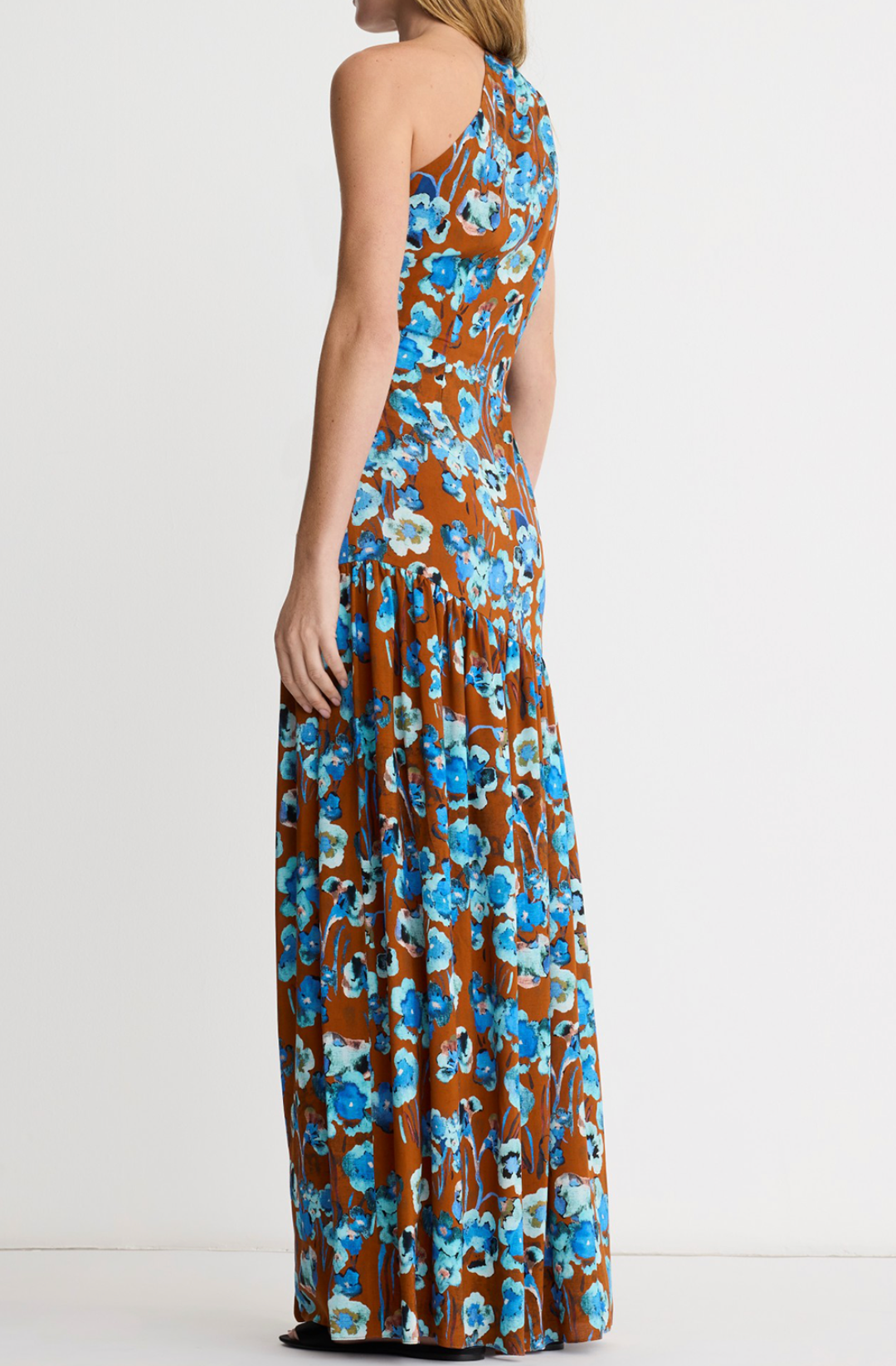 chinese dress ladies Seamoss Floral Bayou One Shoulder Maxi Dress