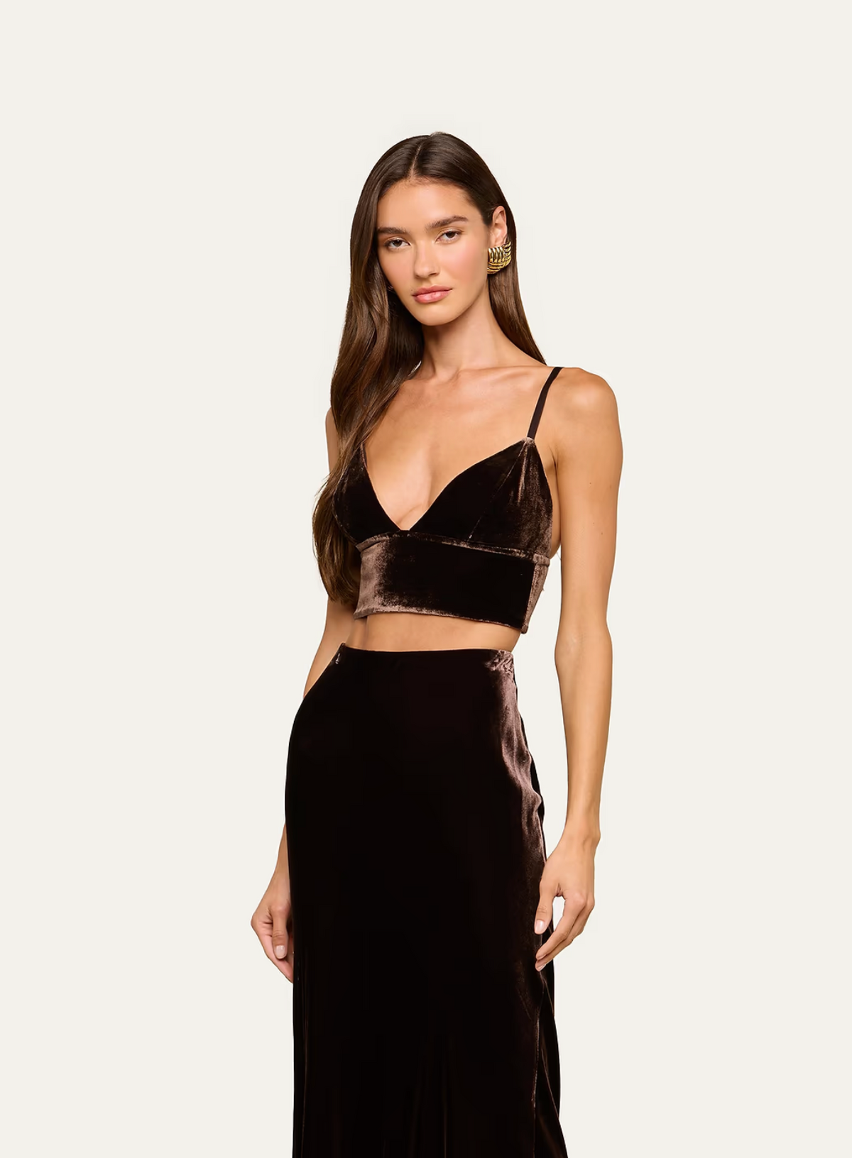 Aislin Bralette Top Velvet