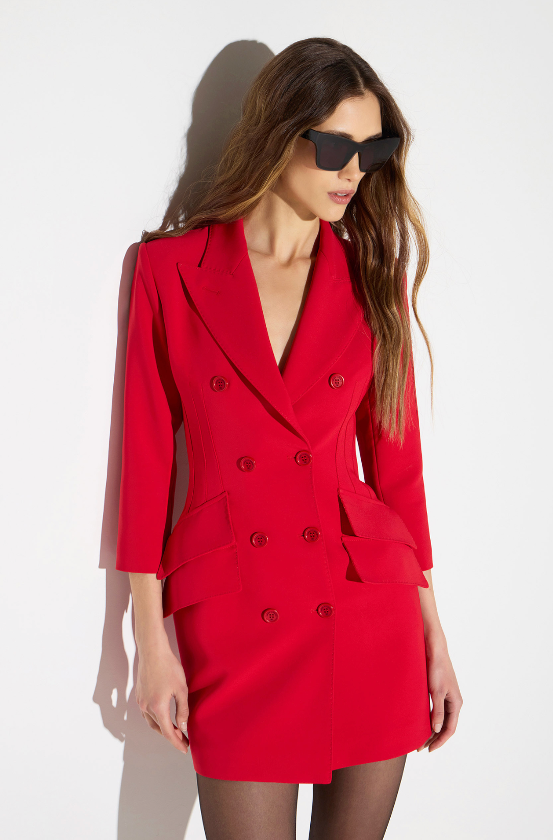 3/4 Sleeve Blazer Dress