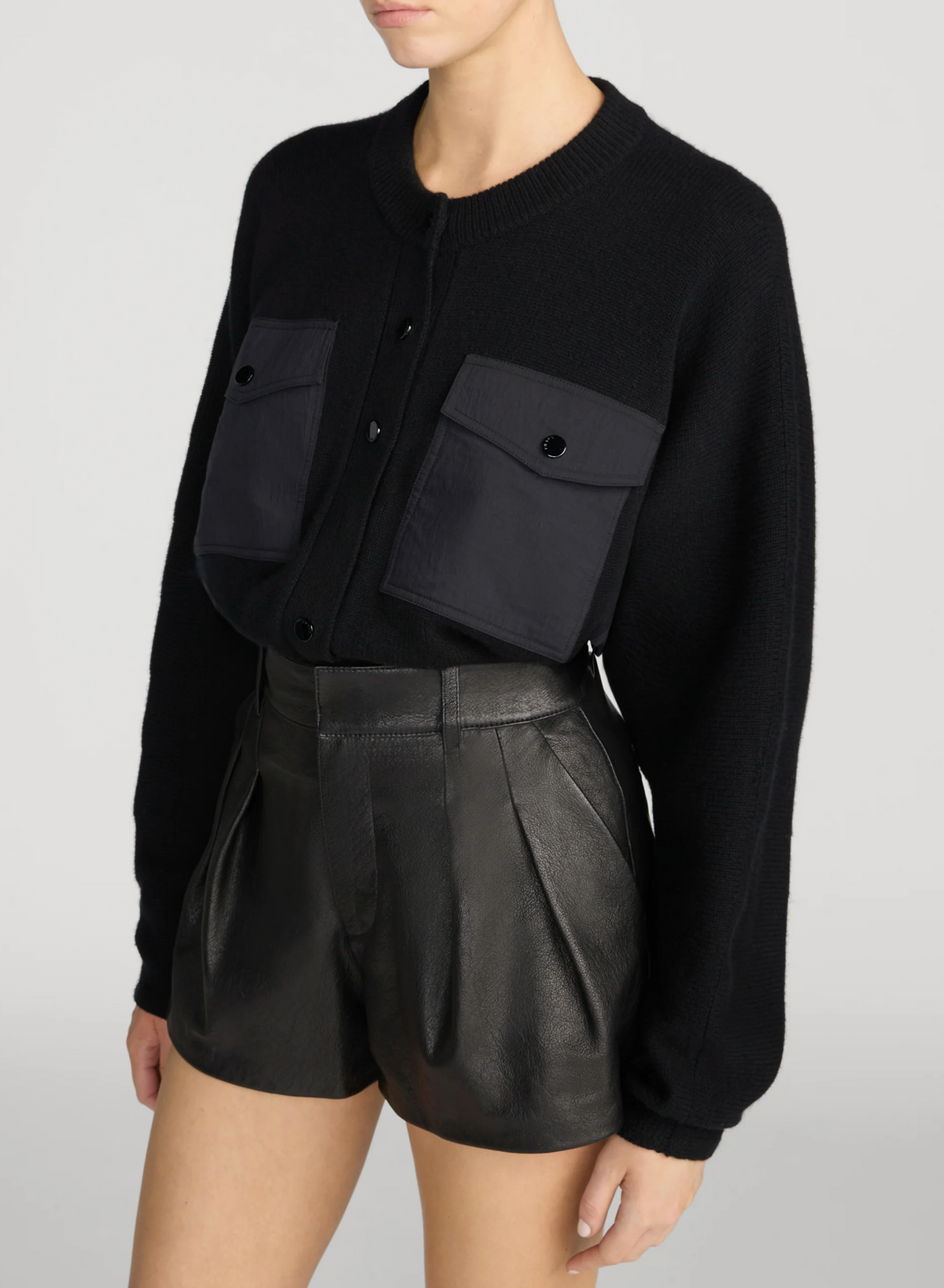 The Contrast Cashmere Cardi