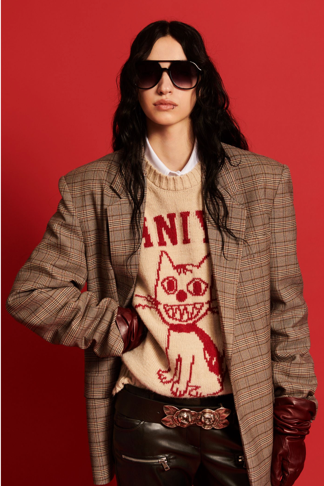 Kitten Pullover Sweater