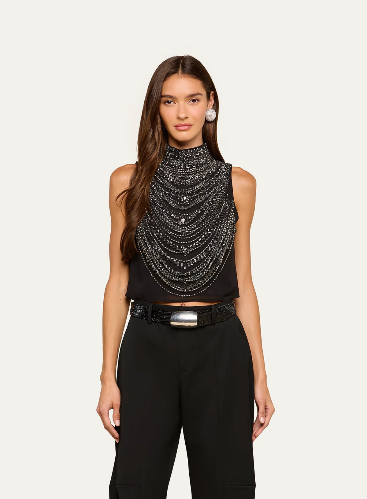 Yun Draped Crystal Tank