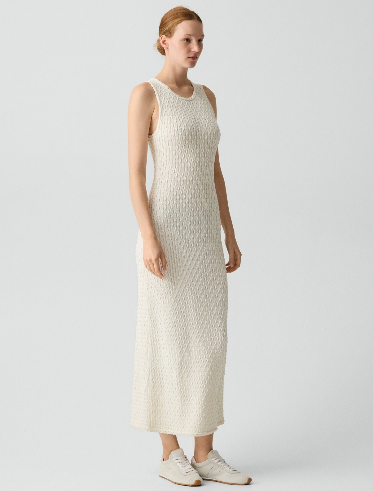 Textured Sleeveless Dress