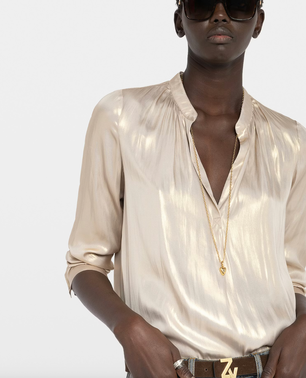 Tink Satin Blouse