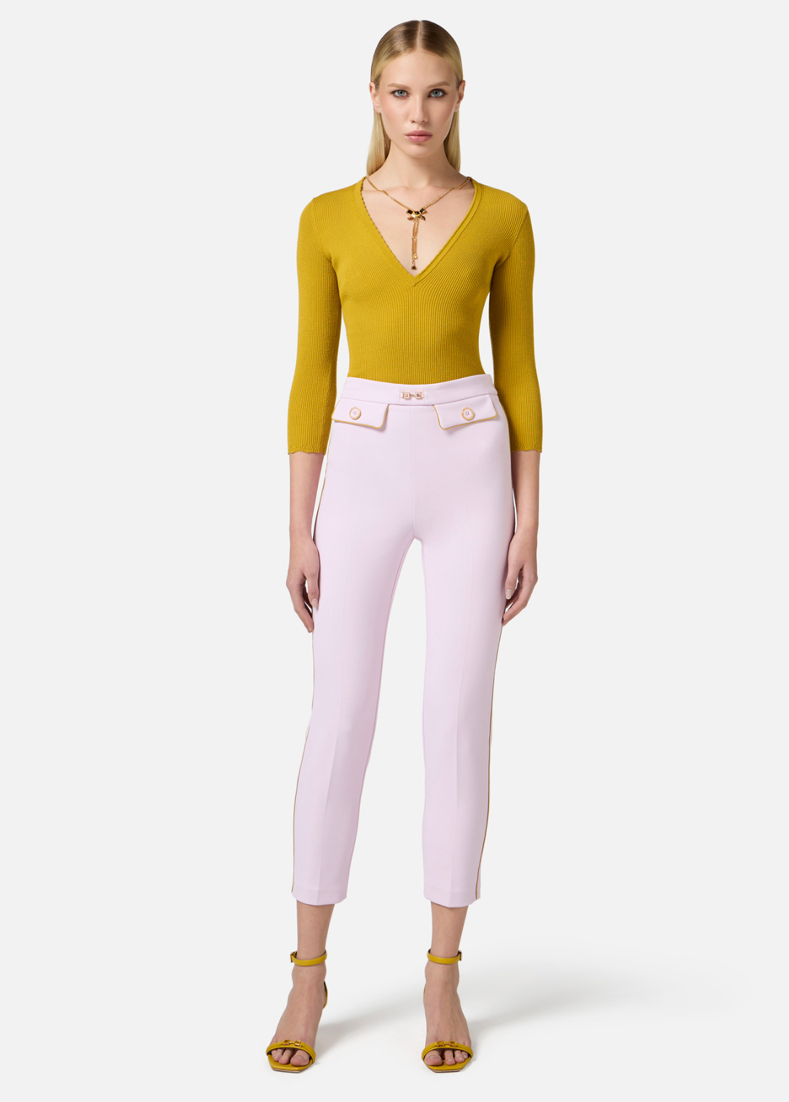 Jewelled Horsebit Trouser