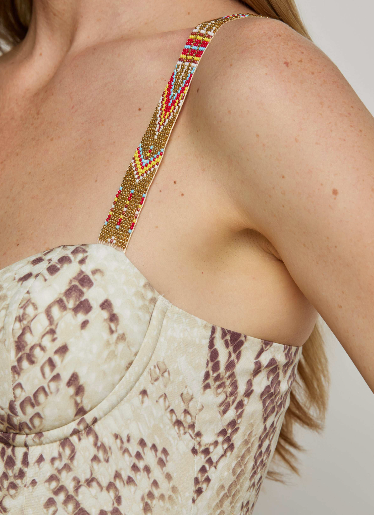Sutton Beaded Strap Maxi Dress - Garbarini Sutton Beaded Strap Maxi Dress - Garbarini