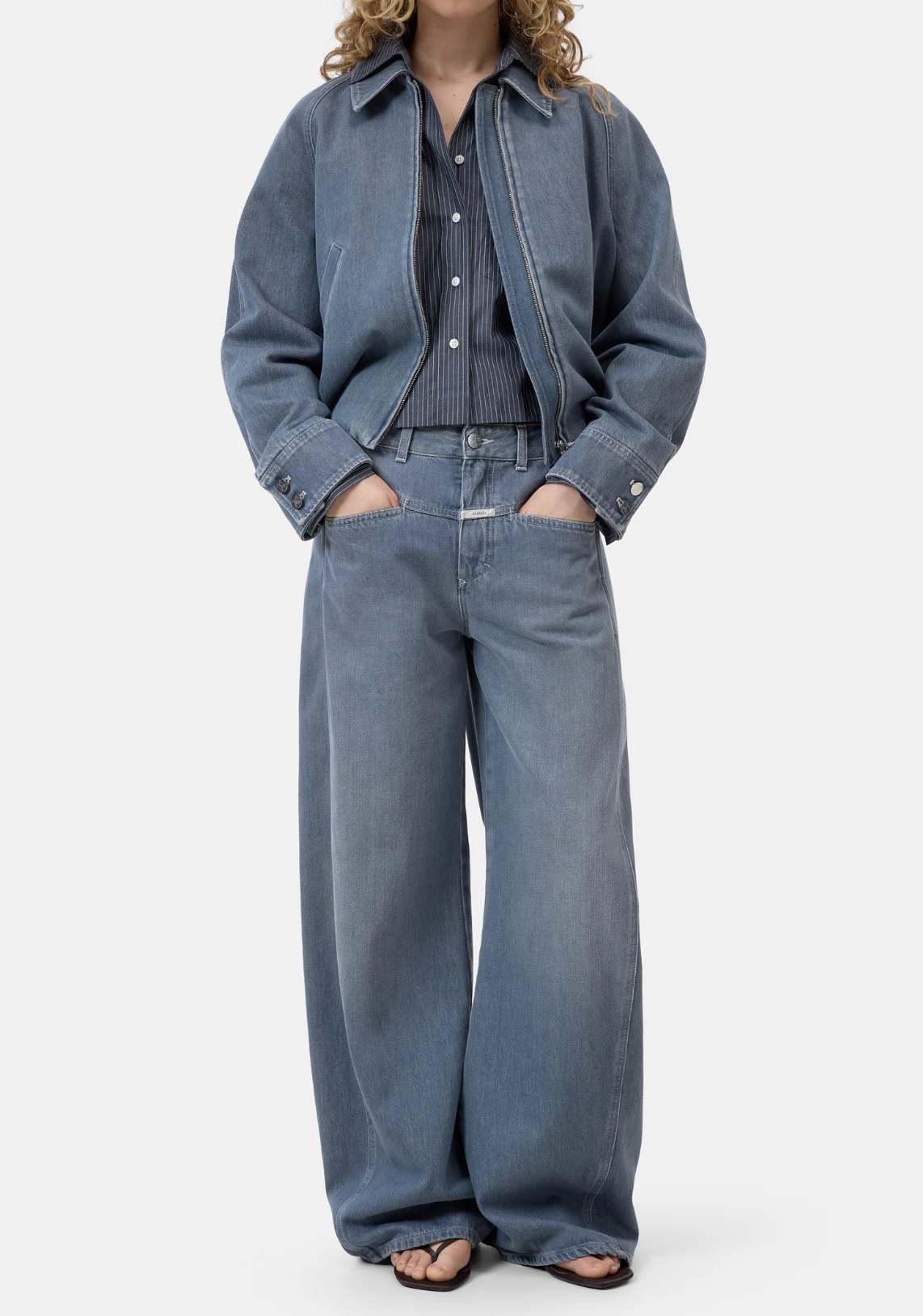 Denim Raglan Blouson