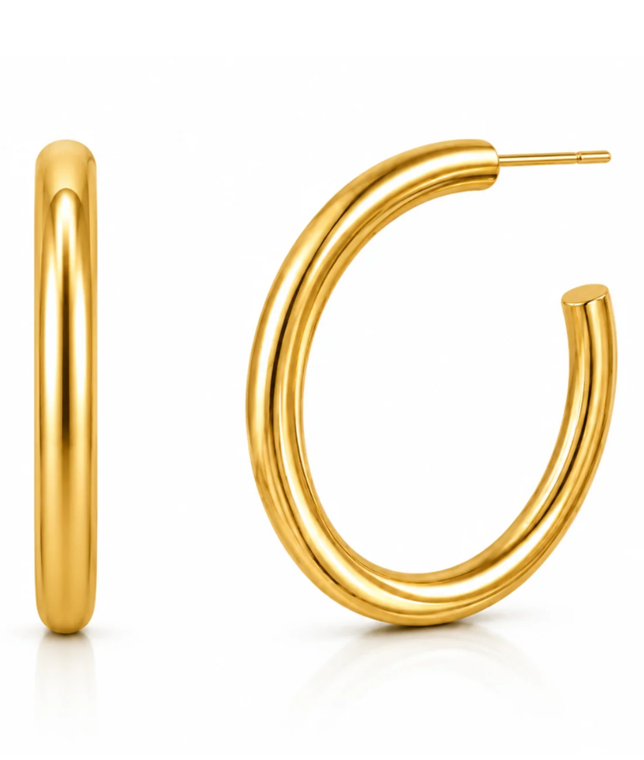 Flora Large Hoop Earring