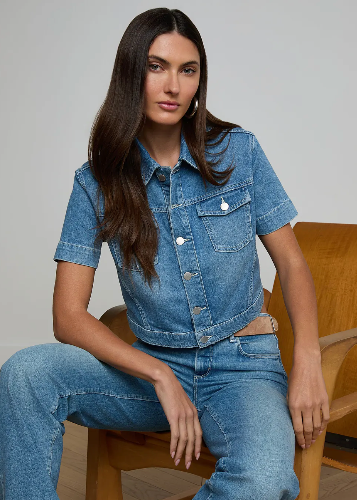 Kirstie Short Sleeve Crop Jacket
