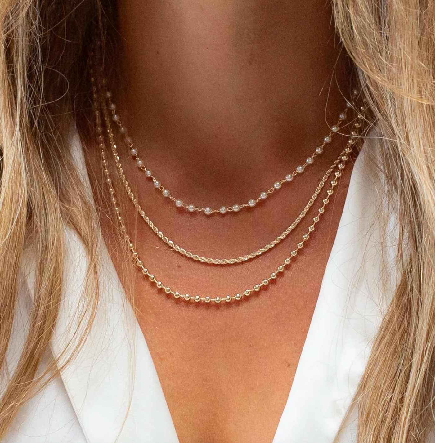Pearl Trio Necklace Pearl Trio Necklace