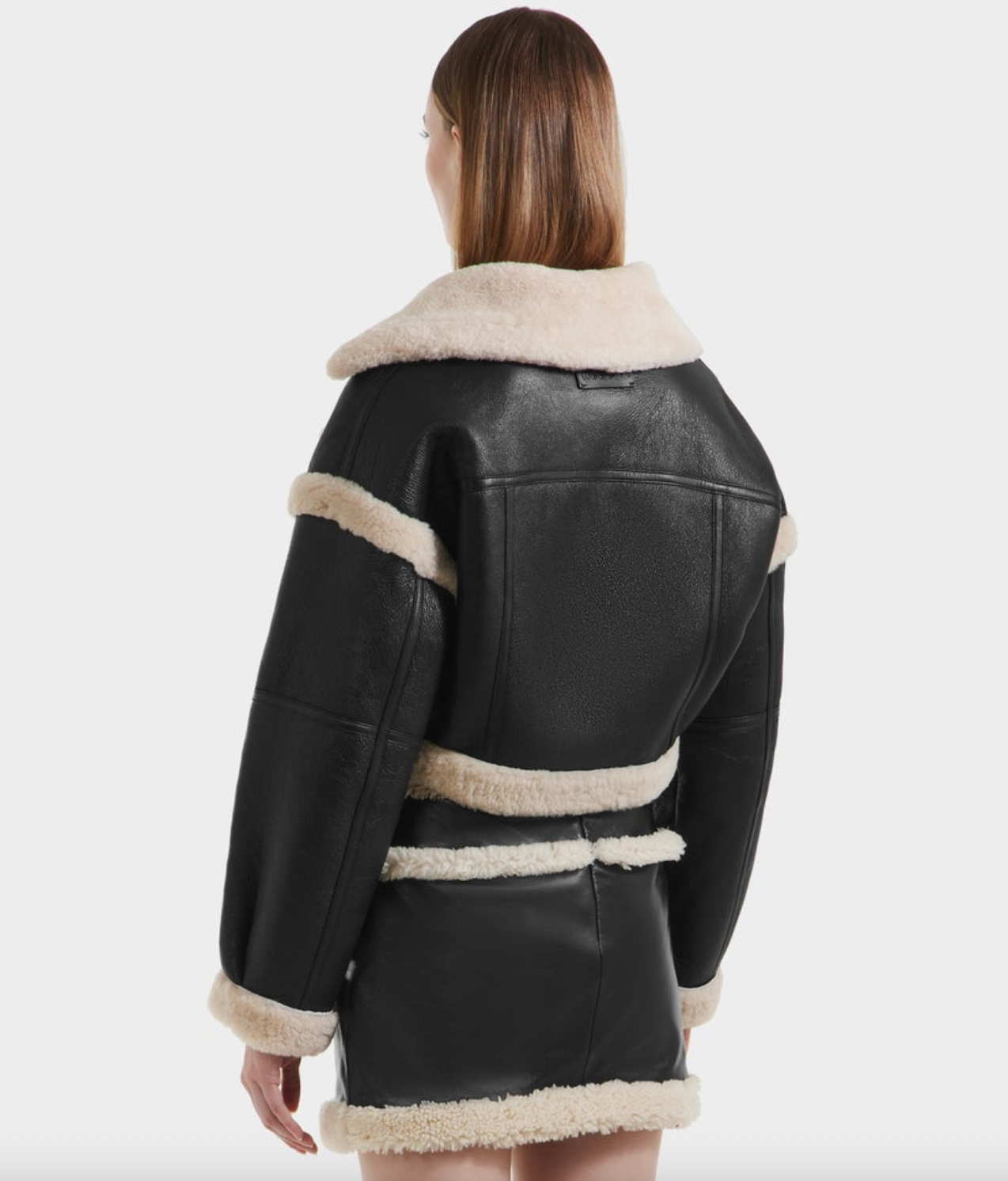 Arianna Cropped Shearling Jacket Arianna Cropped Shearling Jacket