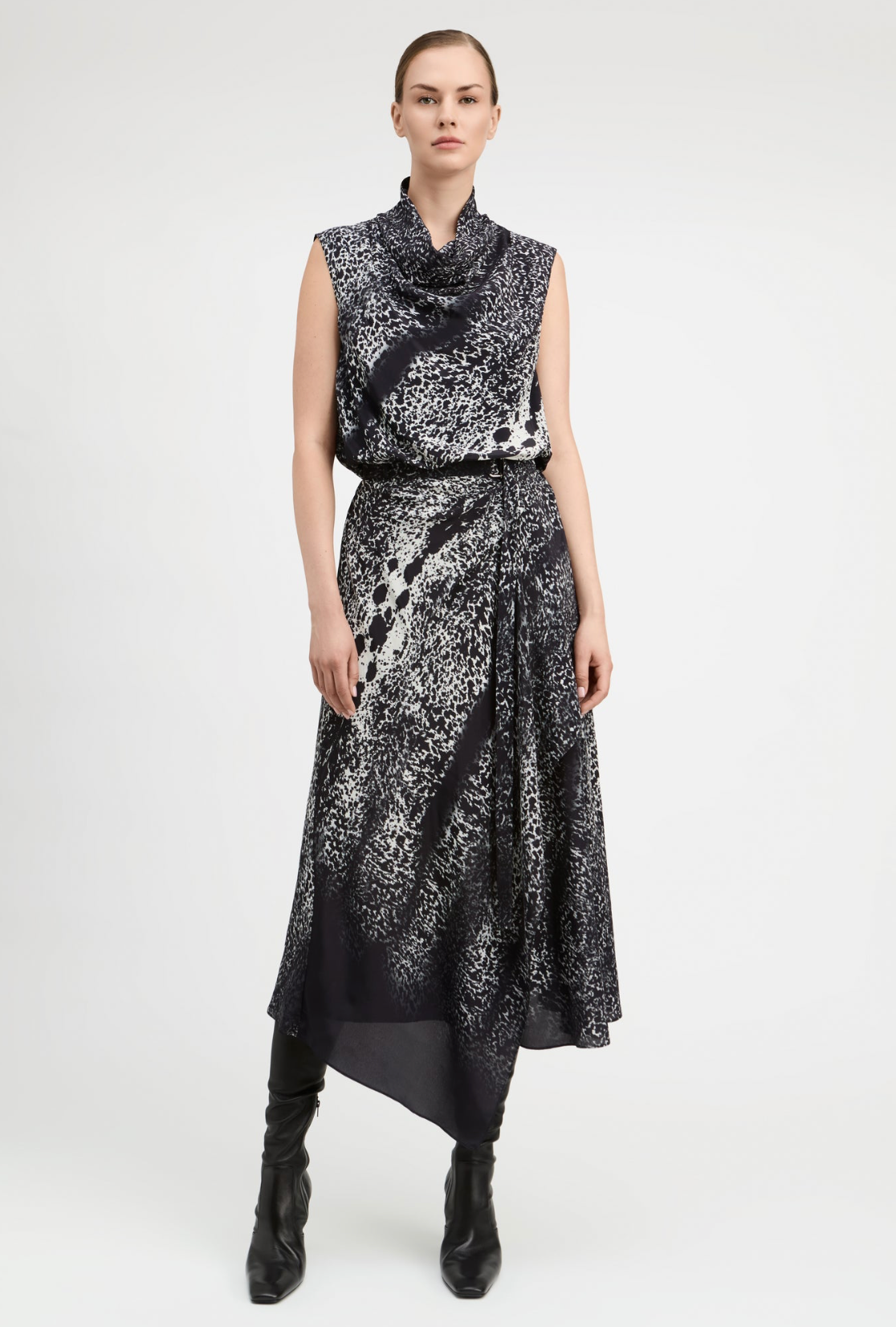 Brooklyn Cowl Neck Dress